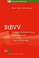 StBVV: SteuerberatervergütungsverordnungPraxiskommentar (Berliner Kommentare) StBVV: SteuerberatervergütungsverordnungPraxiskommentar (Berliner Kommentare)