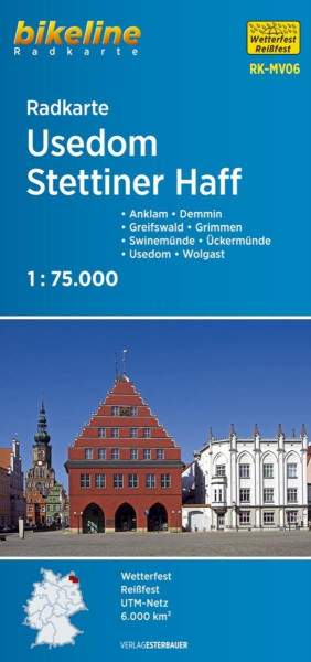 Radkarte Usedom Stettiner Haff 1 : 75 000 (RK-MV06)
