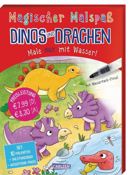 Magischer Malspaß: Dinos und Drachen