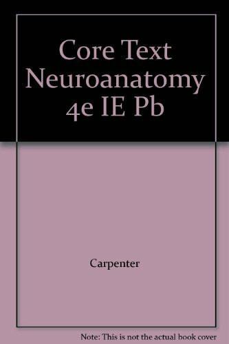 Core Text Neuroanatomy 4e IE Pb