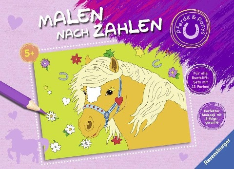 Malen nach Zahlen: Pferde und Ponys