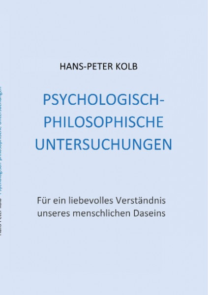 Psychologisch-philosophische Untersuchungen