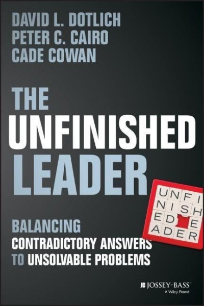 The Unfinished Leader: Balancing Contradictory Answers to Unsolvable Problems