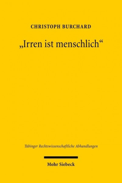 Irren ist menschlich