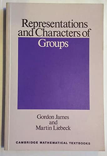 Representations and Characters of Groups