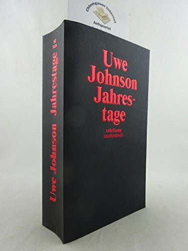 Jahrestage 1 / 2: Aus dem Leben von Gesine Cresspahl