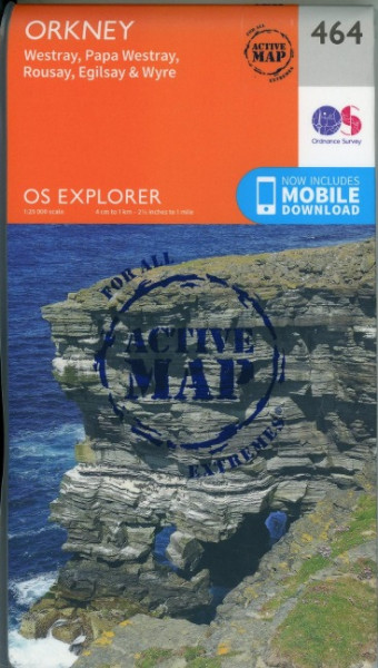 Orkney - Westray, Papa Westray, Rousay, Egilsay and Wyre 1 : 25 000