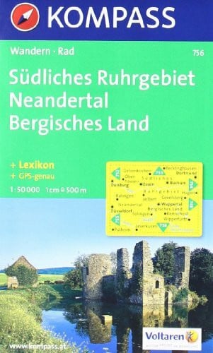 Südliches Ruhrgebiet - Neandertal - Bergisches Land: Wandern / Rad. 1:50.000