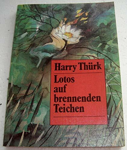 Lotos auf brennenden Teichen