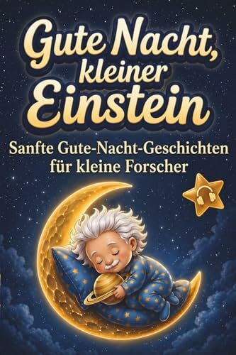 Gute Nacht, kleiner Einstein: Sanfte Gute-Nacht-Geschichten für kleine Forscher ab 2 – Vorlesebuch mit Einschlafritual & Geschichten zum Anhören