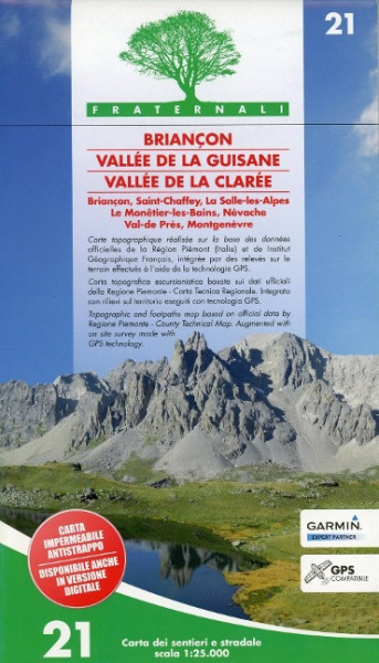 Briançon - Vallée de la Guisane - Vallée de la Clarée 1 : 25 000