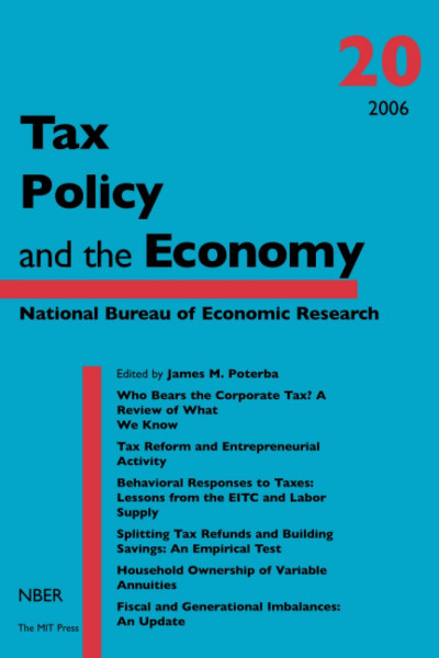 Tax Policy and the Economy, Volume 20