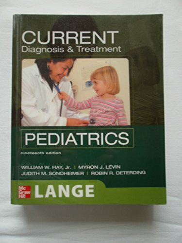 Current Diagnosis & Treatment Pediatrics (LANGE CURRENT Series)