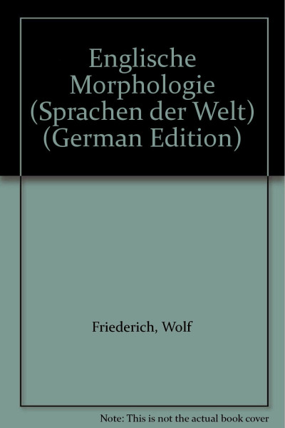Englische Morphologie