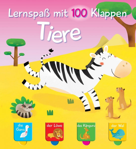 Lernspaß mit 100 Klappen - Tiere