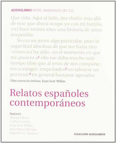 Relatos espanoles contemporaneos, 1 Audio-CD: Relatos Espanoles Contemporaneos + CD