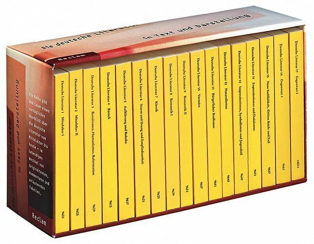 Die deutsche Literatur. Ein Abriss in Text und Darstellung: Die deutsche Literatur in Text und Darstellung, 17 Bände Die deutsche Literatur. Ein Abriss in Text und Darstellung: Die deutsche Literatur in Text und Darstellung, 17 Bände
