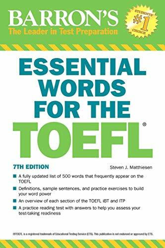 Essential Words for the TOEFL: Test of English As a Foreign Language (Barron's Test Prep)