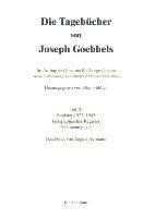 Goebbels, J: Tagebücher Teil III Gegr.Reg.