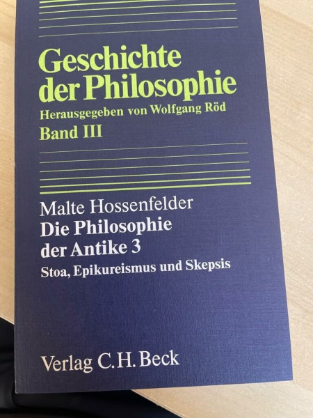 Die Philosophie der Antike 3. Stoa, Epikureismus und Skepsis, Bd 3