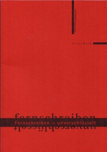 Fernschreiben - unverschlüsselt