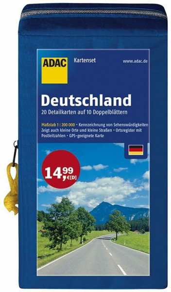 ADAC StraßenKarten Kartenset Deutschland 2016/2017 1:200.000: 20 Detailkarten auf 10 Doppelblättern (ADAC KartenSet Deutschland)