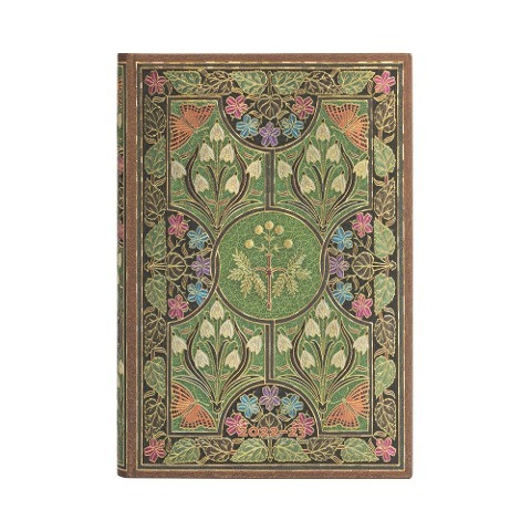 Paperblanks 18-Monatskalender 2023 Blühende Poesie Mini Horizontal. 01. Juli 2022 bis 31. Dezember 2023