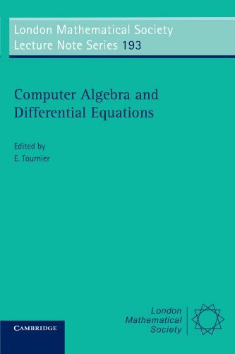 Computer Algebra and Differential Equations. (London mathematical society, lecture note series, vol.193)