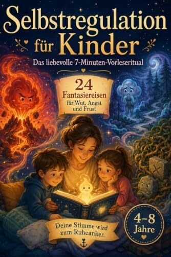 Selbstregulation für Kinder: 24 Fantasiereisen für Wut, Angst und Frust - Das liebevolle 7-Minuten-Vorleseritual - Deine Stimme wird zum Ruheanker.