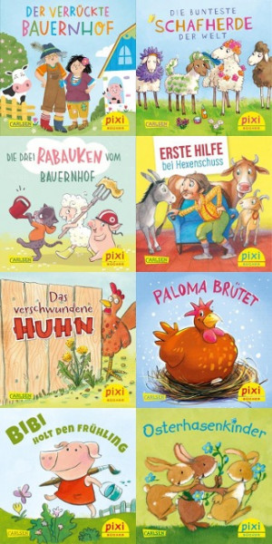 Pixi-Box 287: Frühling auf dem Bauernhof (8x8 Exemplare)