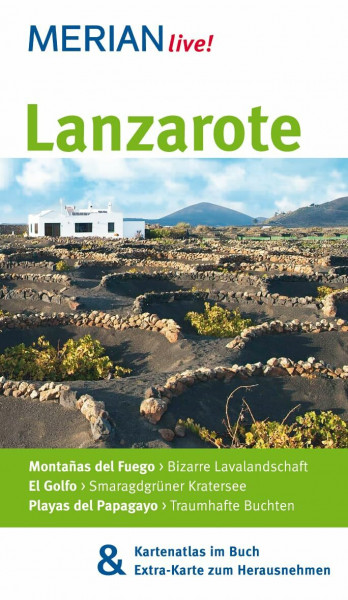 MERIAN live! Reiseführer Lanzarote: Mit Kartenatlas im Buch und Extra-Karte zum Herausnehmen