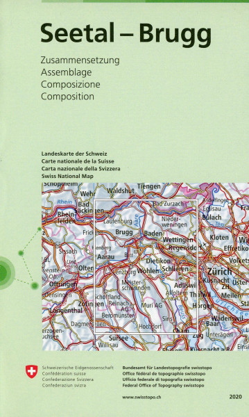 Swisstopo 1 : 50 000 Seetal Brugg
