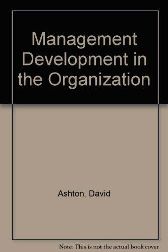Management Development in the Organization