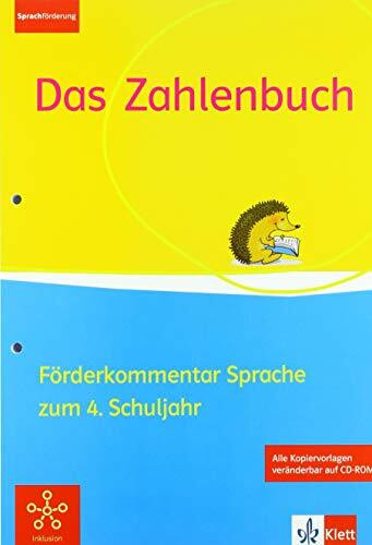 Das Zahlenbuch 4. Förderkommentar Sprache mit Kopiervorlagen und CD-ROM Klasse 4