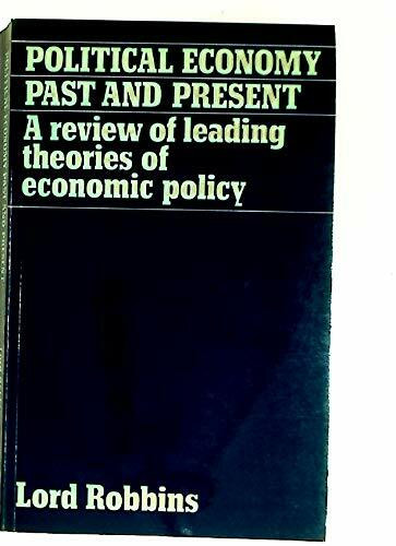 Political Economy: Past and Present
