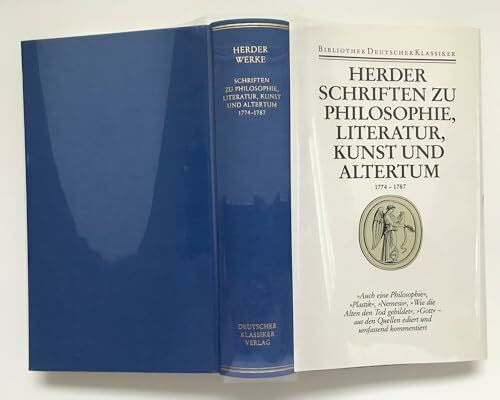 Werke. 10 in 11 Bänden: Band 4: Schriften zu Philosophie, Literatur, Kunst und Altertum 1774-1787