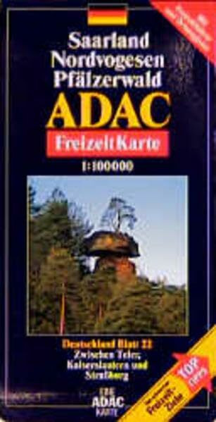 ADAC FreizeitKarte, Bl.22, Saarland, Nordvogesen, Pfälzerwald (ADAC Freizeitkarten)