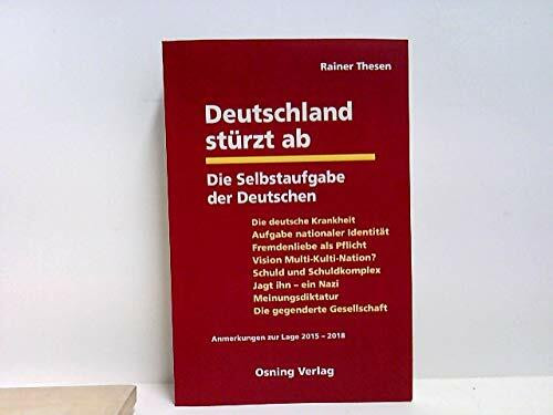 Deutschland stürzt ab [Broschiert] Thesen, Rainer [Broschiert] Thesen, Rainer [Broschiert] Thesen, Rainer