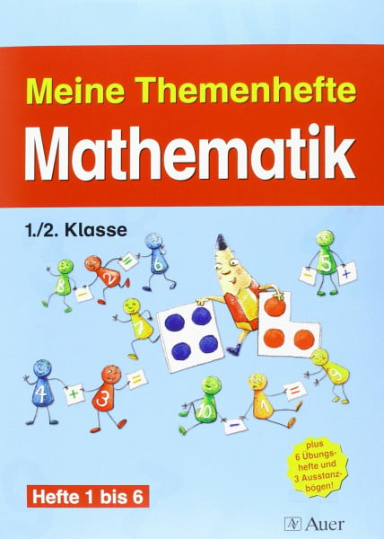 Meine Themenhefte Mathematik / Themenhefte 1-6 (jeweils inkl. Übungsheft) - 1./2. Klasse