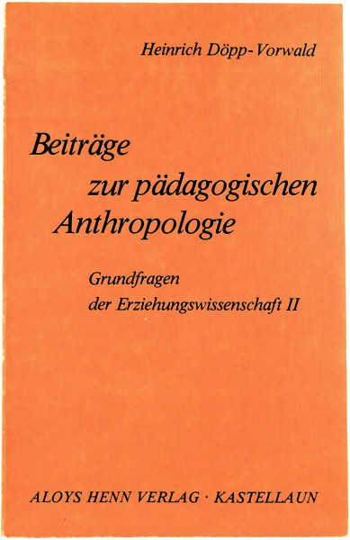 : Grundfragen der Erziehungswissenschaft. - Kastellaun : Henn