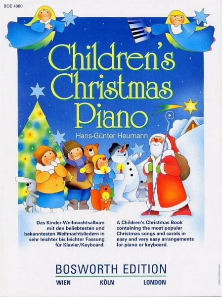 Children's Christmas Piano - Bosworth Edition | Notenbuch für Klavier und Keyboard | Deutsch-englische Weihnachtslieder, Akkorde für Gitarre | ... bis leichter Fassung für Klavier / Keyboard