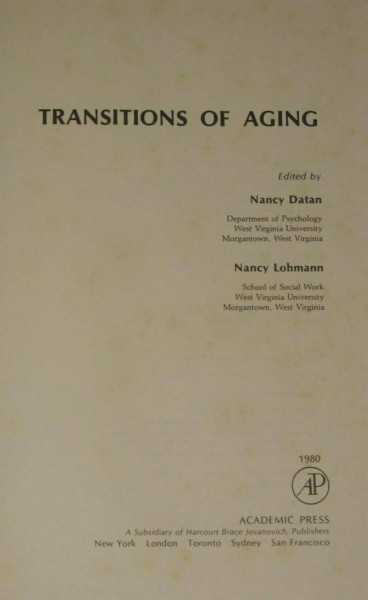 Transitions of Aging: [Proceedings]
