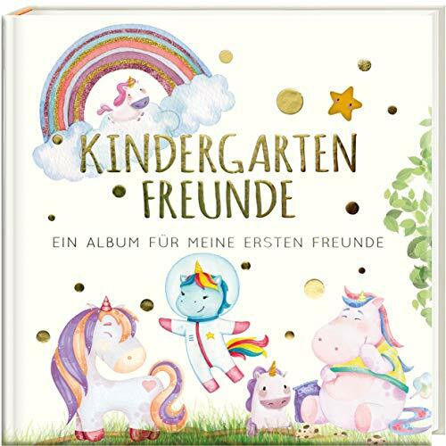 Kindergartenfreunde - EINHORN: ein Album für meine ersten Freunde (Freundebuch Kindergarten 3 Jahre) PAPERISH®