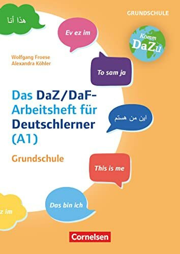 "Das bin ich" - das DaZ/DaF-Arbeitsheft für Deutschlerner (A1) Grundschule - Mit Aufgaben zum Gestalten, Schreiben und Sprechen: Kopiervorlagen