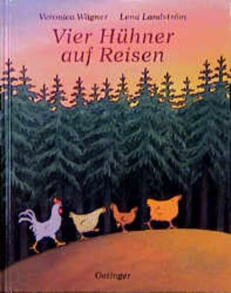 Vier Hühner auf Reisen