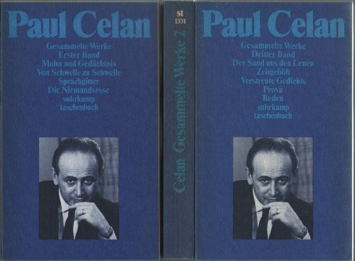 Paul Celan: Gesammelte Werke, Band 1: Gedichte 1 / Band 2: Gedichte 2 / Band 3: Gedichte 3. Prosa, Reden