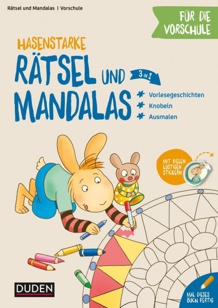 Hasenstarke Rätsel und Mandalas für die Vorschule