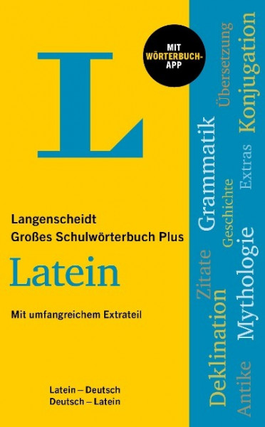 Langenscheidt Großes Schulwörterbuch Plus Latein