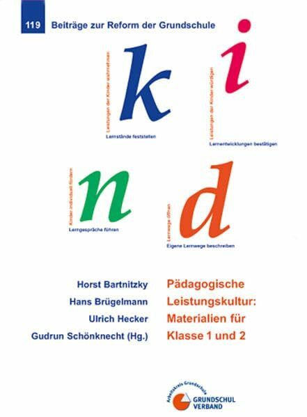 Pädagogische Leistungskultur: Materialien für Klasse 1 und 2. 5 Hefte in einem Schuber (Beiträge zur Reform der Grundschule)