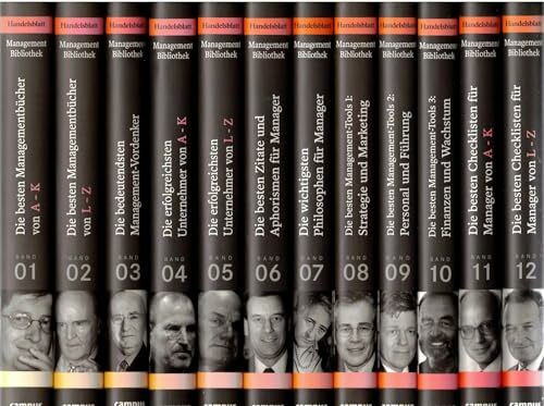 Handelsblatt Management Bibliothek. Kompaktes Wirtschafts- und Managementwissen in zwölf hochwertigen Bänden. 1. bis 12. Band